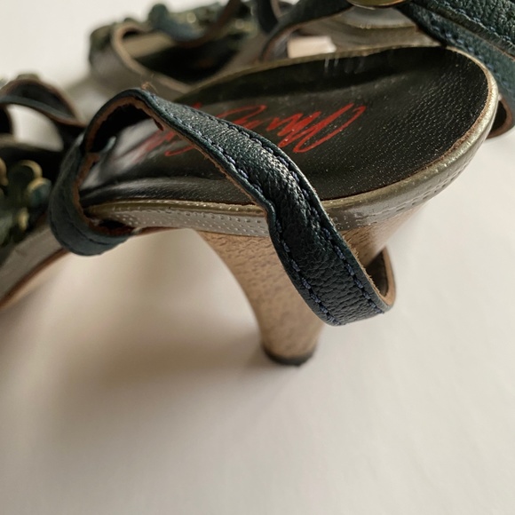 MISS SIXTY Leather Sandals 3" size 7, so sexy! - Picture 6 of 9